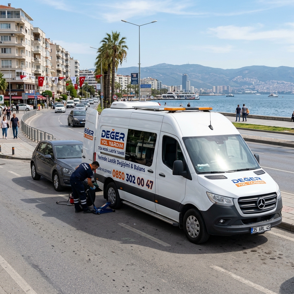 Alsancak Lastikçi Hizmeti - Değer Yol Yardım
